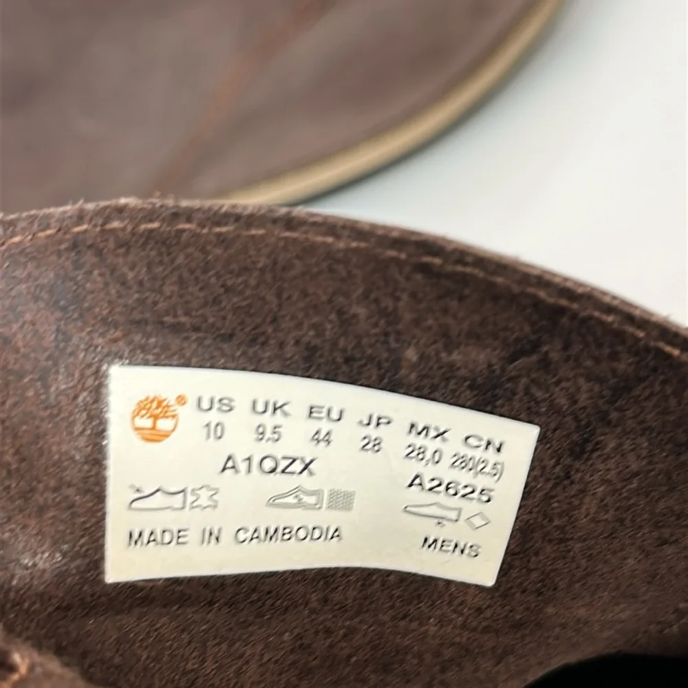 Timberland Revenia Brown Leather Chukka Boots Size 10